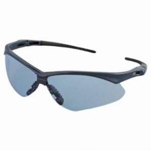 V30 Nemesis* Safety Eyewear, Light Blue Lens, Anti-Scratch, Blue Frame, Nylon