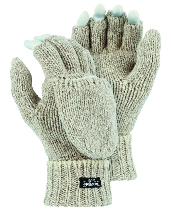 Ragwool Fingerless Gloves w/Hood