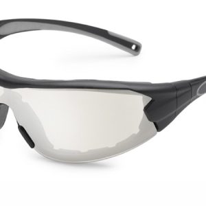 Swap® Black Frame/Clear In-Out Mirror Anti-Fog Lens/Temples Attached