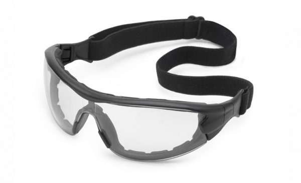 Swap® Black Frame/Clear Anti-Fog Lens/Head Strap Attached