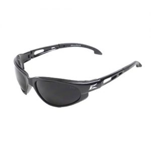 Edge SW116 Dakura Safety Glasses - Black Frame - Smoke Lens