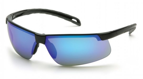 EVER-LITE  Ice Blue Mirror Lens with Black Frame - PYR8665