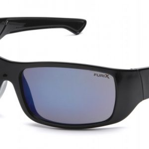FURIX  Blue Mirror Anti-Fog Lens with Black Frame - PYR8575