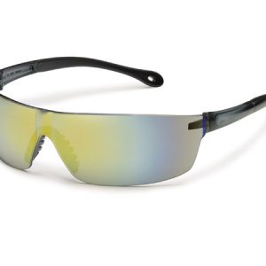 StarLite® SQUARED Gray Temples/Gold Mirror Lens