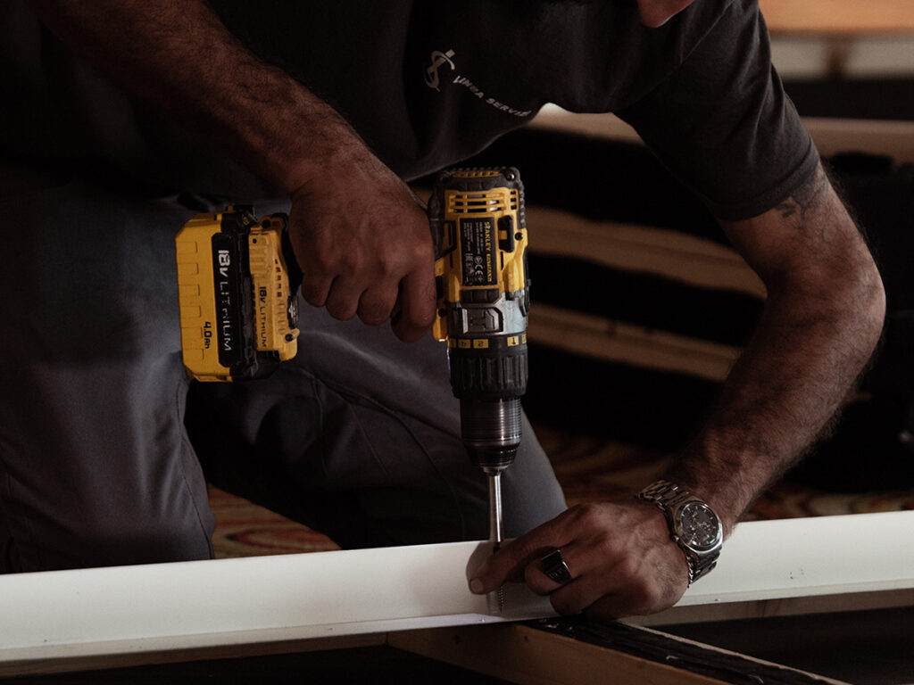 Person drilling