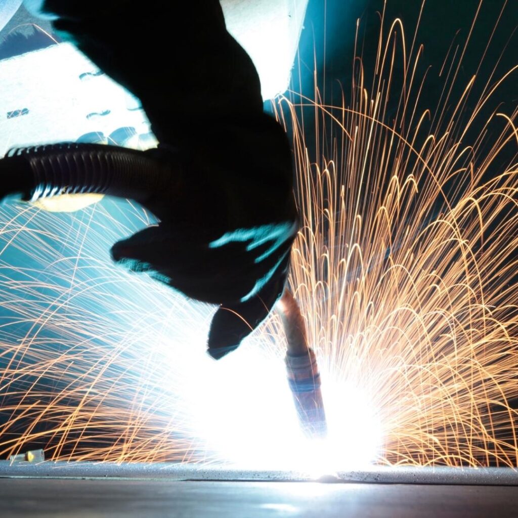 1 Ensure the Welder is Properly Installed Close up of a welder