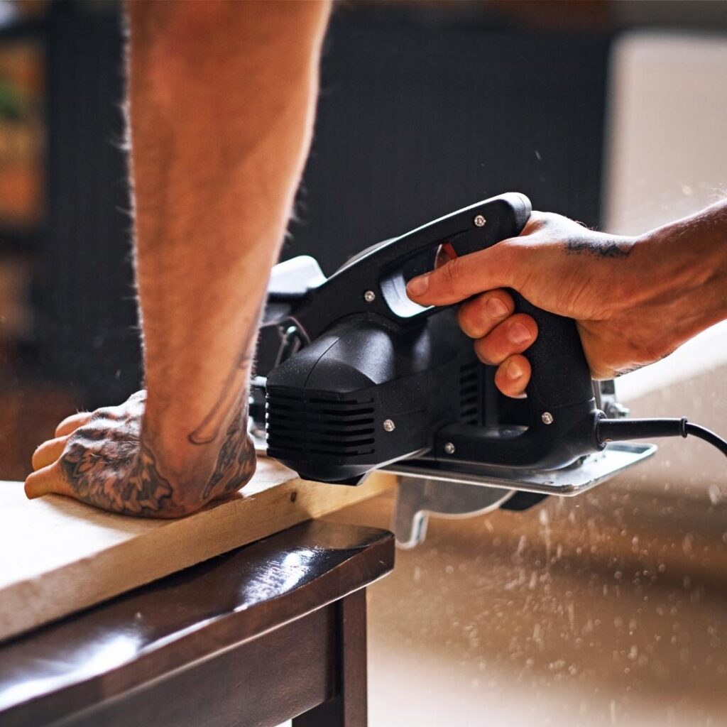 Using a circular saw
