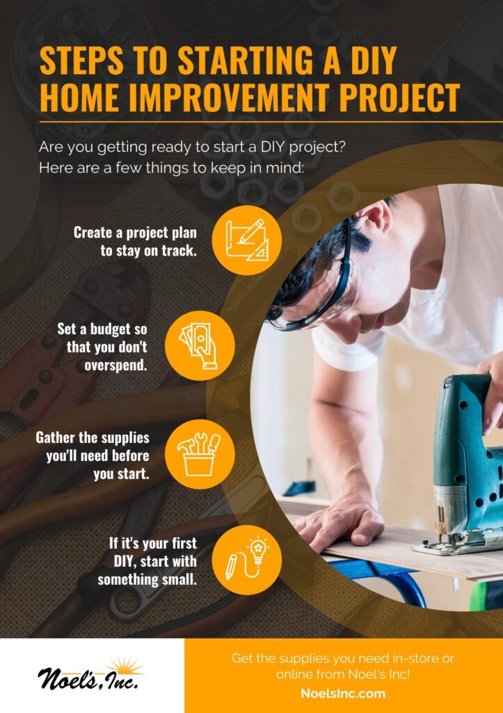 M17113 - Noels Inc_Steps to Starting a DIY Home Improvement Project M17113 - Noels Inc_Steps to Starting a DIY Home Improvement Project
