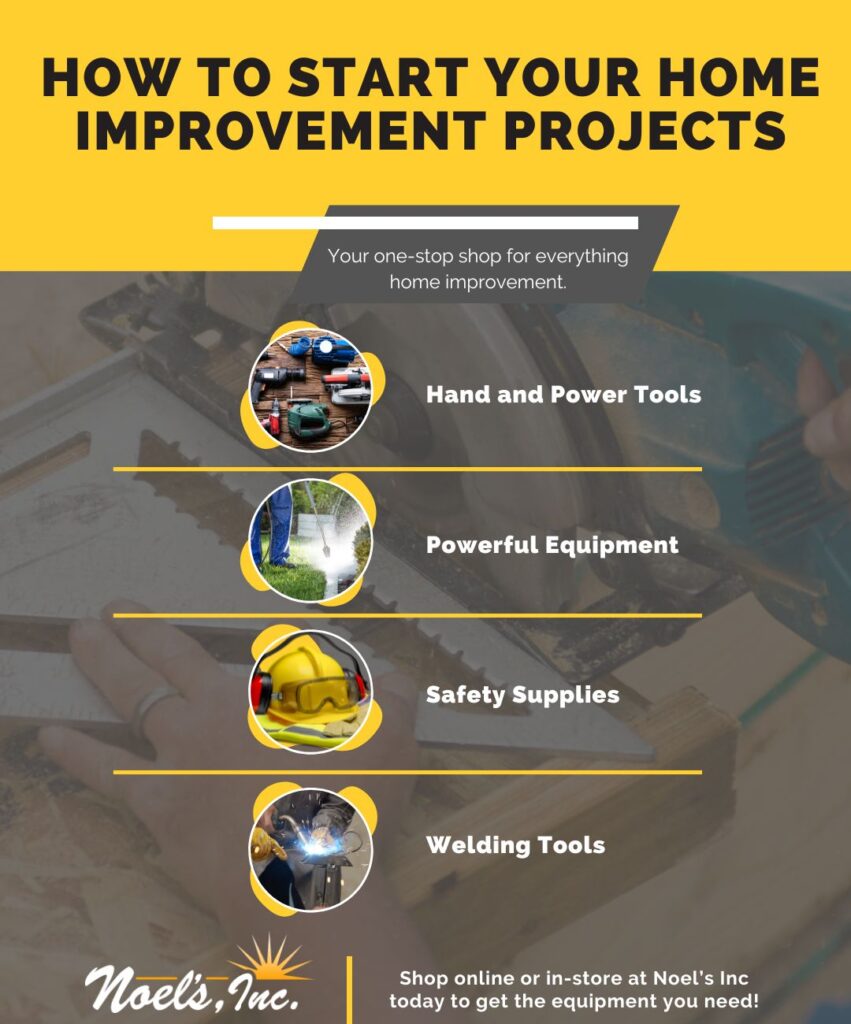 Infographic - How To Start Your Home Improvement Projects