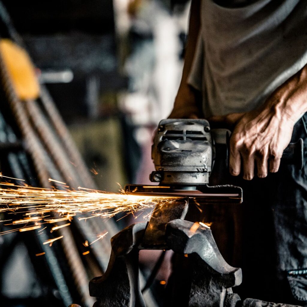 using a power tool