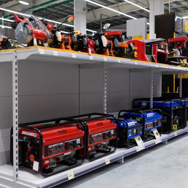 Welding machines at welding supply store