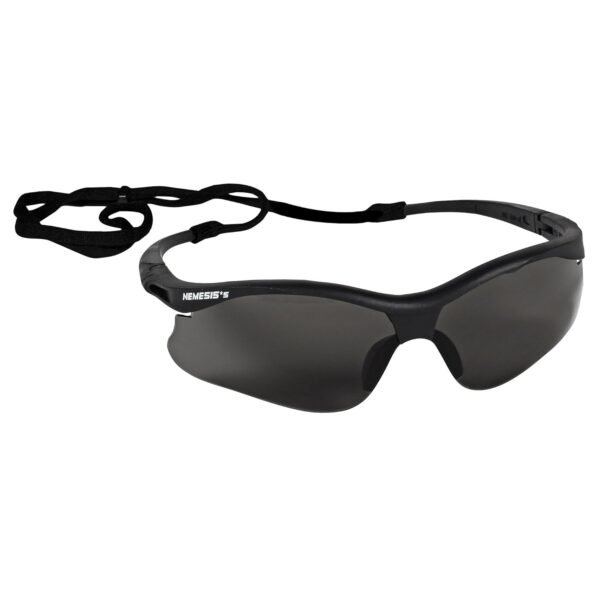 KleenGuard™ Nemesis™ Small Safety Glasses, Smoke Lens/Black Frame Nylon