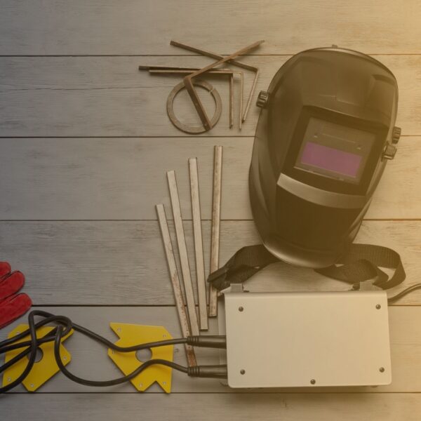 welding equipment on table